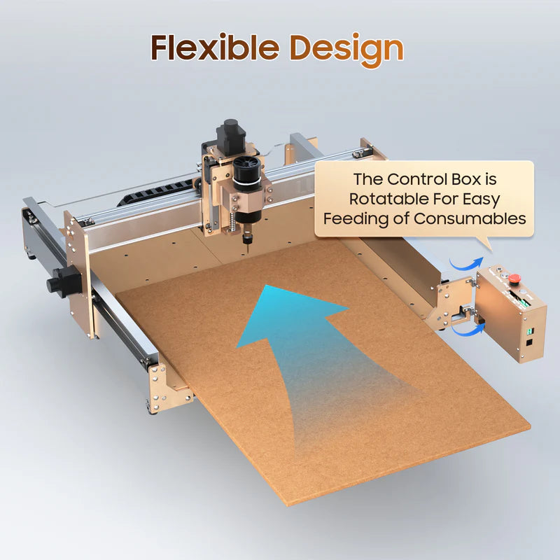 LUNYEE 4040 Pro CNC Router Machine,Upgraded 3-Axis Engraving All-Metal CNC Machine